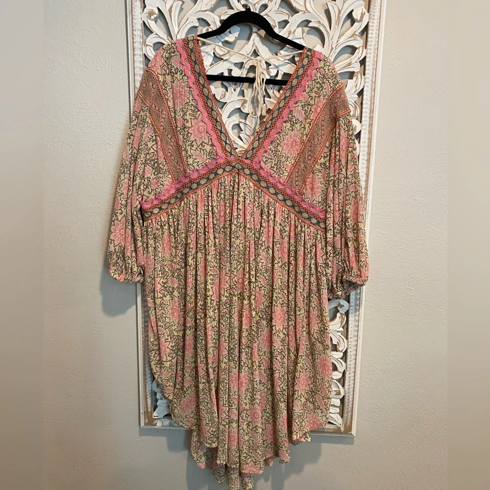 Free people moon child bohemian dress - Picture 2 of 4